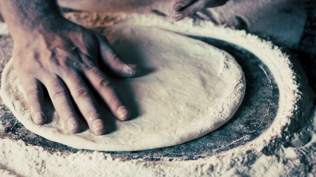 Pizza dough, 72 hours of love