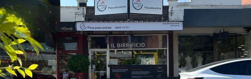 Il Birrificio on Toorak Road, Camberwell, Italian restaurant Camberwell